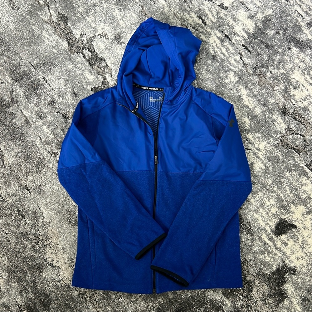 Under Armor Boys XlBlue Fleece Jacket